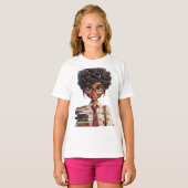 おどけた多様な少女 Tシャツ (正面フル)