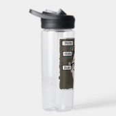 おどけた女の子が世界を支配 ウォーターボトル (右面)