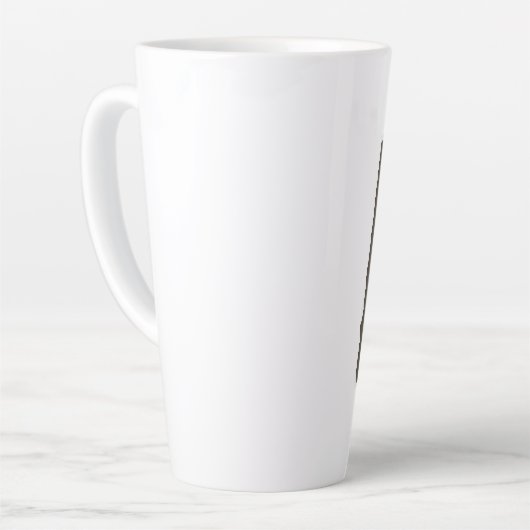 おどけた女の子が世界を支配 カフェラテマグ (左アングル)