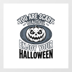 おどろおどろしく美しいハロウィーン ビンテージ パンプキンTシャツ デ ウィンドウサイン