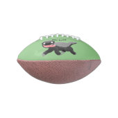 おなかおもしろいがすいたハチミアナグママンガイラストレーション アメリカンフットボール (回転90)