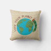 おなかがすいた毛虫が君の惑星を愛している クッション (正面)