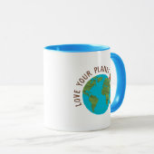 おなかがすいた毛虫が君の惑星を愛している マグカップ (正面右)