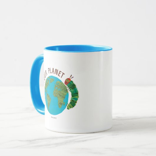 おなかがすいた毛虫が君の惑星を愛している マグカップ (正面左)