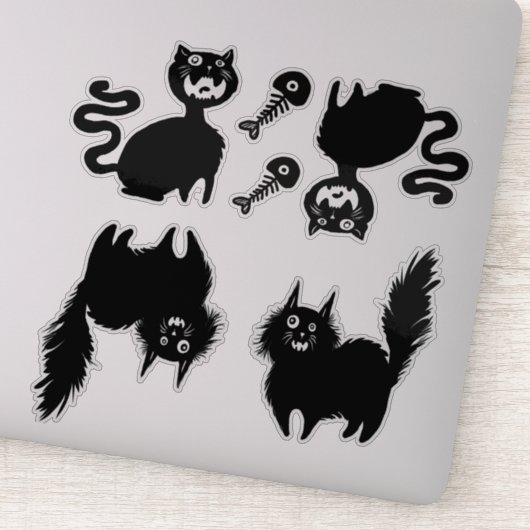 おなかがすいた猫には用心 シール (詳細)