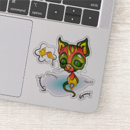 おなかがすいた猫 シール