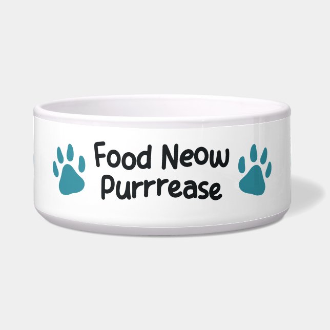 おなかがすいた猫 ボウル (正面)