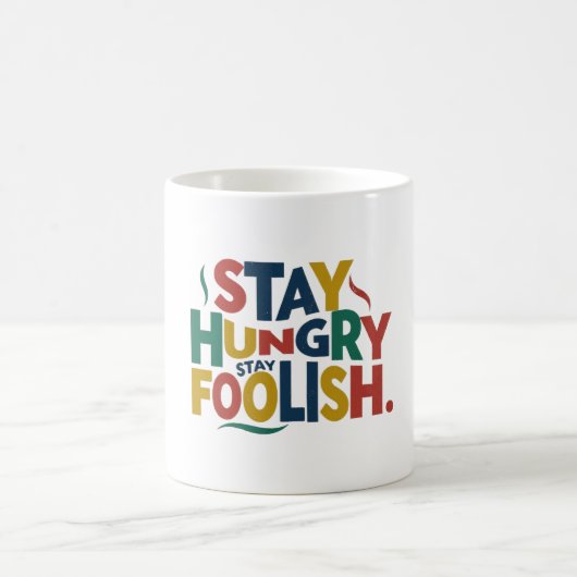 おなかすいたまま、愚かにして コーヒーマグカップ (中央)