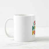 おなかすいたまま、愚かにして コーヒーマグカップ (左)