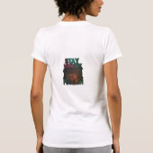 おなかすいたまま、愚かにして Tシャツ (裏面)