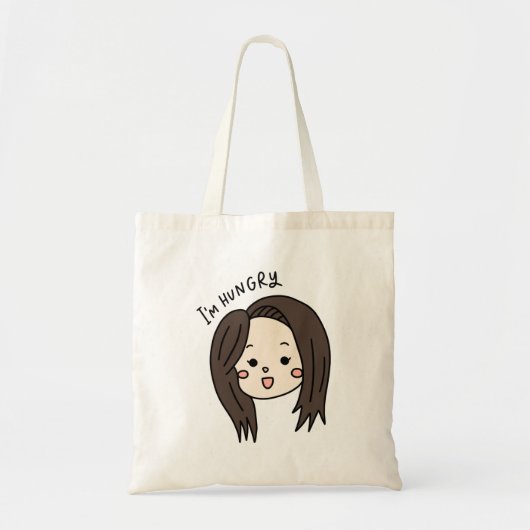 おなかすいたトートバッグ トートバッグ (正面)