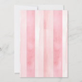 おなかに赤ちゃん ベビーシャワー コルネット 招待状 (裏面)