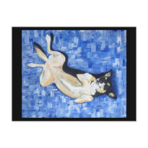 おなかのケッピー犬のデザインをくすぐる