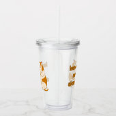 おなかの太った離れ猫が一人で アクリルタンブラー (右)