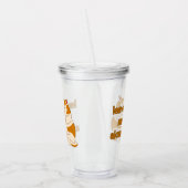 おなかの太った離れ猫が一人で アクリルタンブラー (左)