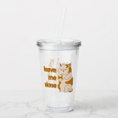 おなかの太った離れ猫が一人で アクリルタンブラー (裏面)