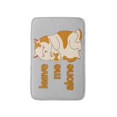 おなかの太った離れ猫が一人で バスマット (正面縦)