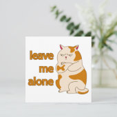 おなかの太った離れ猫が一人で 招待状 (スタンド正面)