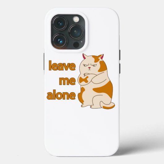おなかの太った離れ猫が一人で Case-Mate iPhoneケース (裏面)