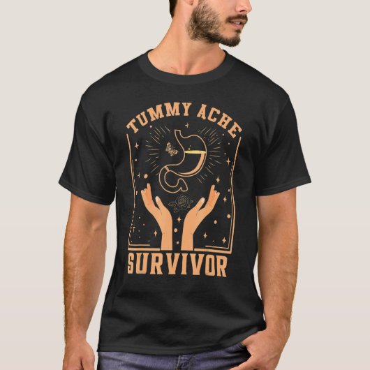 おなかの痛みの生存者2022 1 Tシャツ (正面)