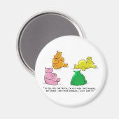 おなかをすかせたヒッポス！-マグネット マグネット (正面/裏面)