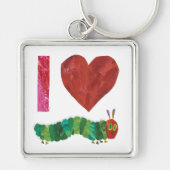 おなかをすかせた毛虫が大好きだ キーホルダー (正面)