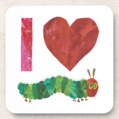 おなかをすかせた毛虫が大好きだ コースター (正面)