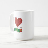 おなかをすかせた毛虫が大好きだ コーヒーマグカップ (正面左)