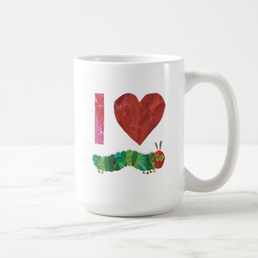 おなかをすかせた毛虫が大好きだ コーヒーマグカップ (右)