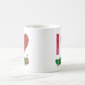 おなかをすかせた毛虫が大好きだ コーヒーマグカップ (中央)