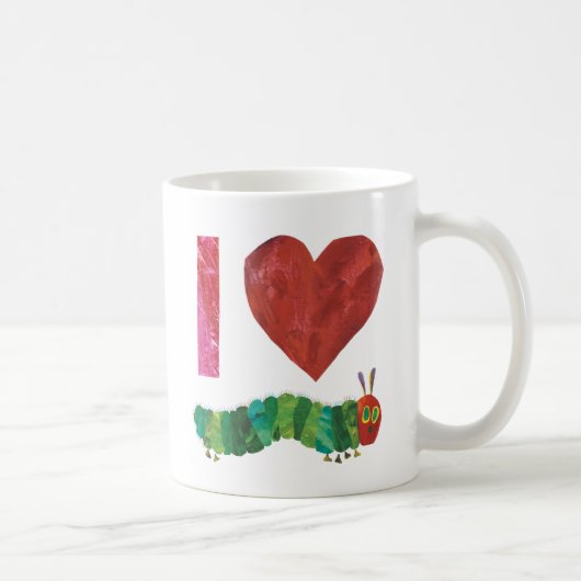 おなかをすかせた毛虫が大好きだ コーヒーマグカップ (右)
