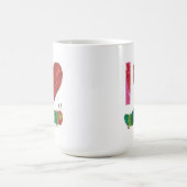 おなかをすかせた毛虫が大好きだ コーヒーマグカップ (中央)