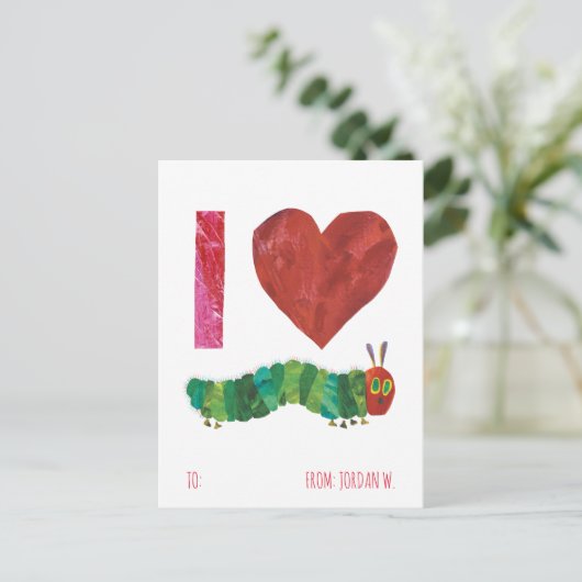 おなかをすかせた毛虫が大好きだ シーズンポストカード (スタンド正面)