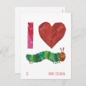 おなかをすかせた毛虫が大好きだ シーズンポストカード (正面/裏面)