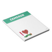 おなかをすかせた毛虫が大好きだ ノートパッド (アングル)