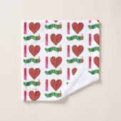 おなかをすかせた毛虫が大好きだ バスタオルセット (ウォッシュタオル)