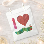 おなかをすかせた毛虫が大好きだ フェイバーバッグ (クリップ留めされた状態)