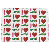 おなかをすかせた毛虫が大好きだ ラージペーパーバッグ (裏面)