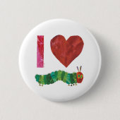 おなかをすかせた毛虫が大好きだ 缶バッジ (正面)