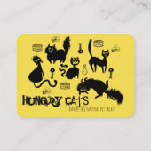 おなかをすかせた猫たち～名刺 名刺 (裏面)