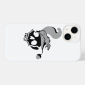 おなかをすかせた飛んでいる灰色の死リス Case-Mate iPhoneケース (裏面 (横))