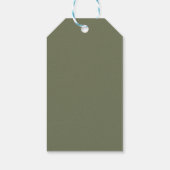 おなじみのあったかサンタのクリスマス ギフトタグ (裏面)