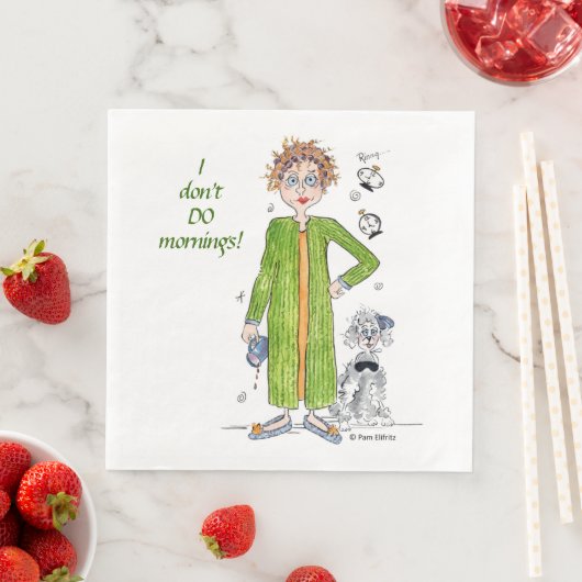 おなじみのことわざ私は朝の風刺画をしない (インサイチュ)