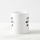 おならが嫌いなほどあなたが好き おもしろい コーヒーマグカップ (中央)