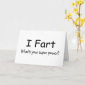 おならが私の超能力だ カード (黄色い花)