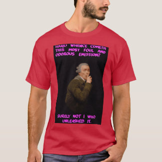 おならの秘密って、私じゃないって冗談 Tシャツ