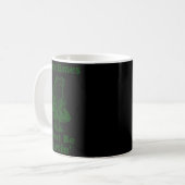 おならをするカエルの面白い大人グッズ コーヒーマグカップ (正面左)