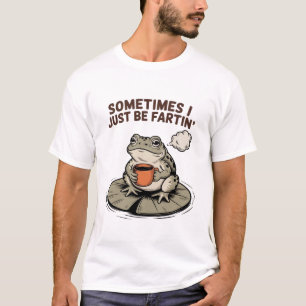 おならをするカエルの面白グッズ フロッググッズ Tシャツ