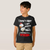 おならをするニワトリ好き おならはしない ささやくよ Tシャツ (正面フル)