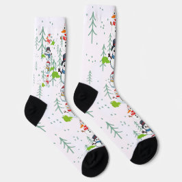 おならをする雪だるま おもしろクリスマス ソックス